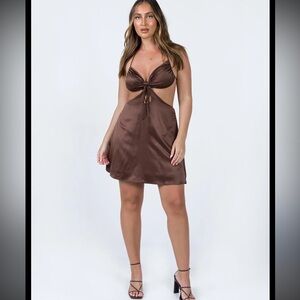 Princess Polly Lexie Mini Dress Brown